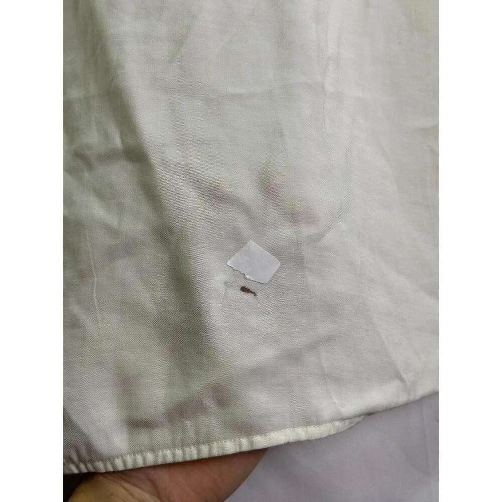 K.NGSLEY White Nes Shirt Dress Size M with Stains - Picture 9 of 10